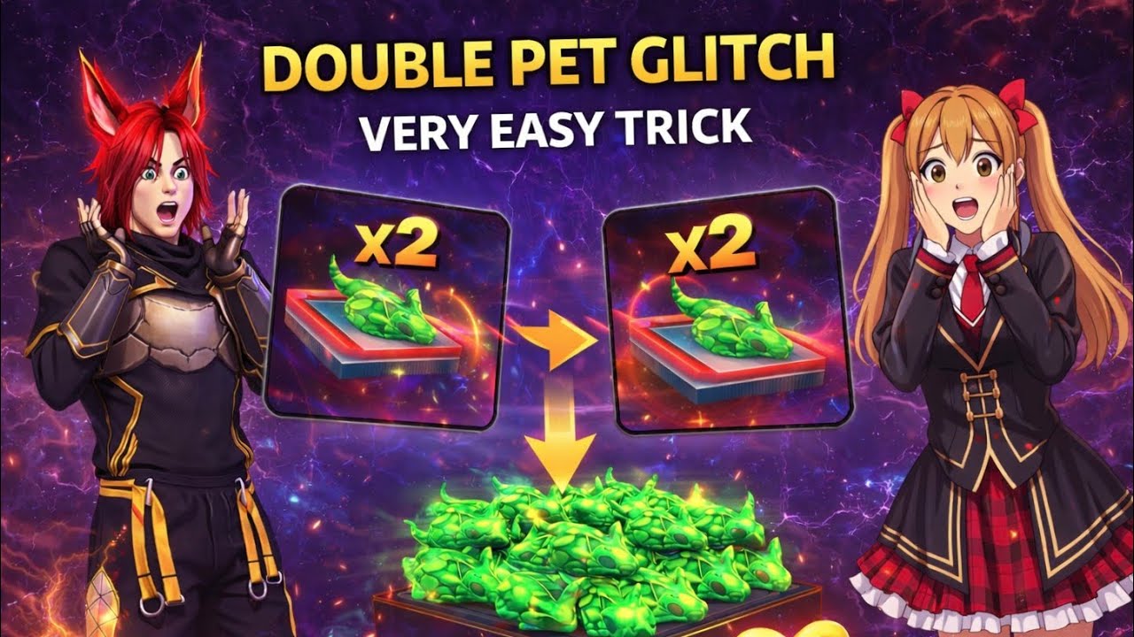 Unlimited Pet Glitch | Double Pet Very Easy Trick 🔥