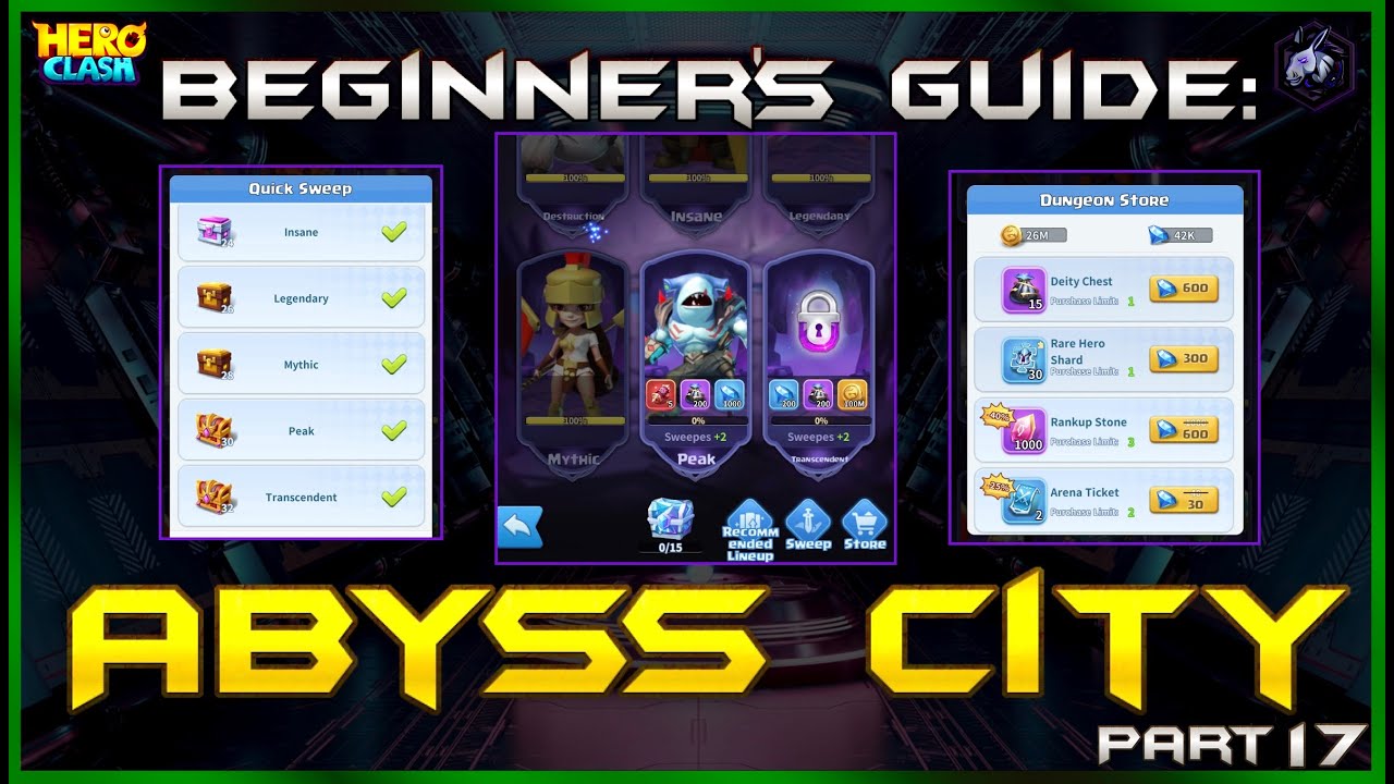 The Abyss City Explained! | The Beginner's Guide Ep. 17 | Hero Clash