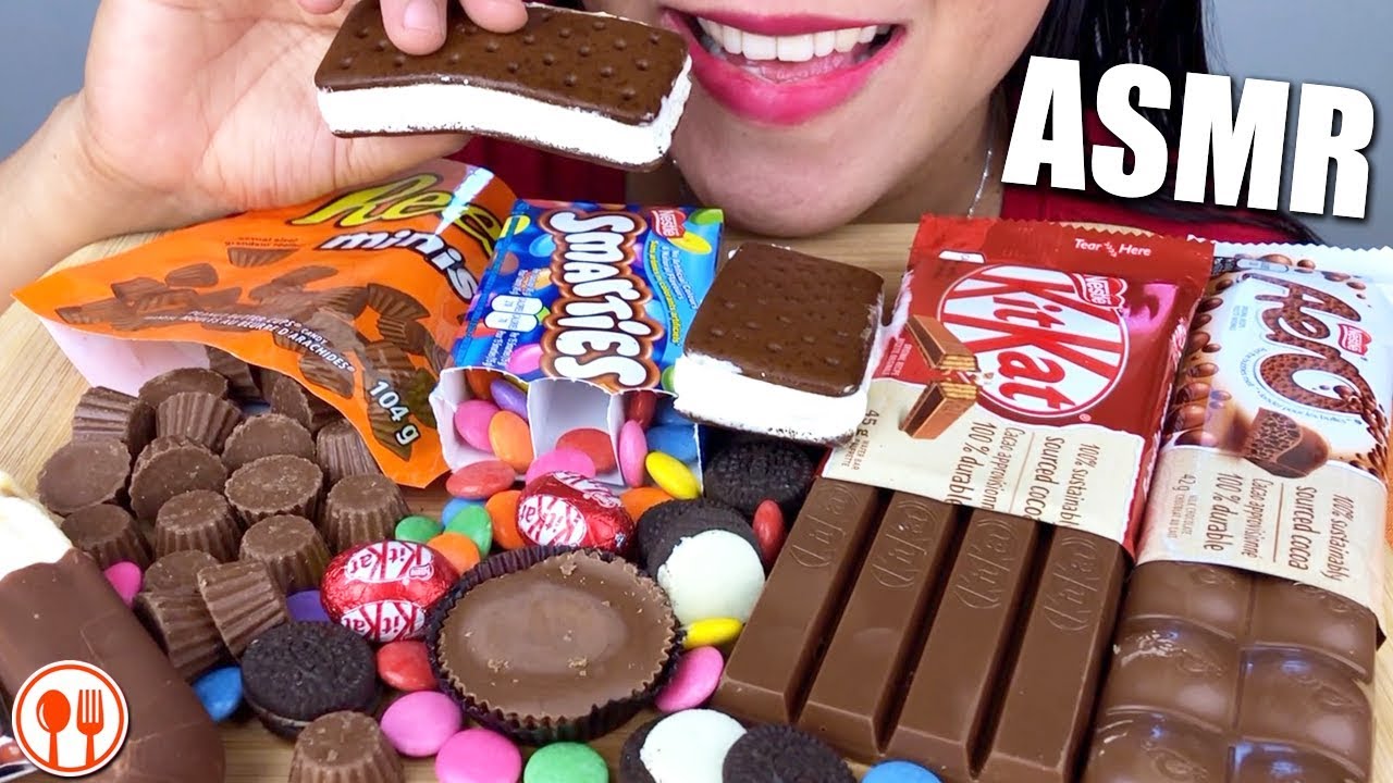 ASMR CHOCOLATE PARTY OVERLOAD 초콜릿 아이스크림 리얼사운드 먹방 チョコレート  | LaniEats ASMR