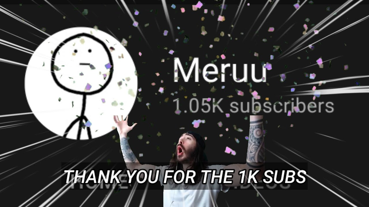THANK YOU FOR THE 1K SUBS!!!!