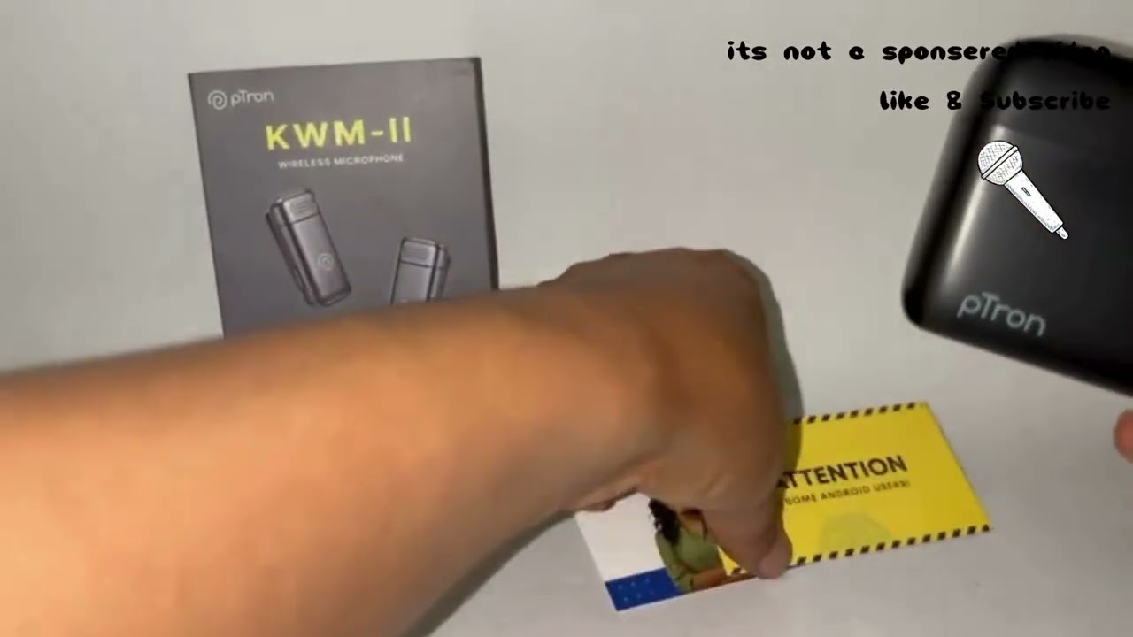Unboxing - pTron Wireless Microphone , First ever unboxing Video
