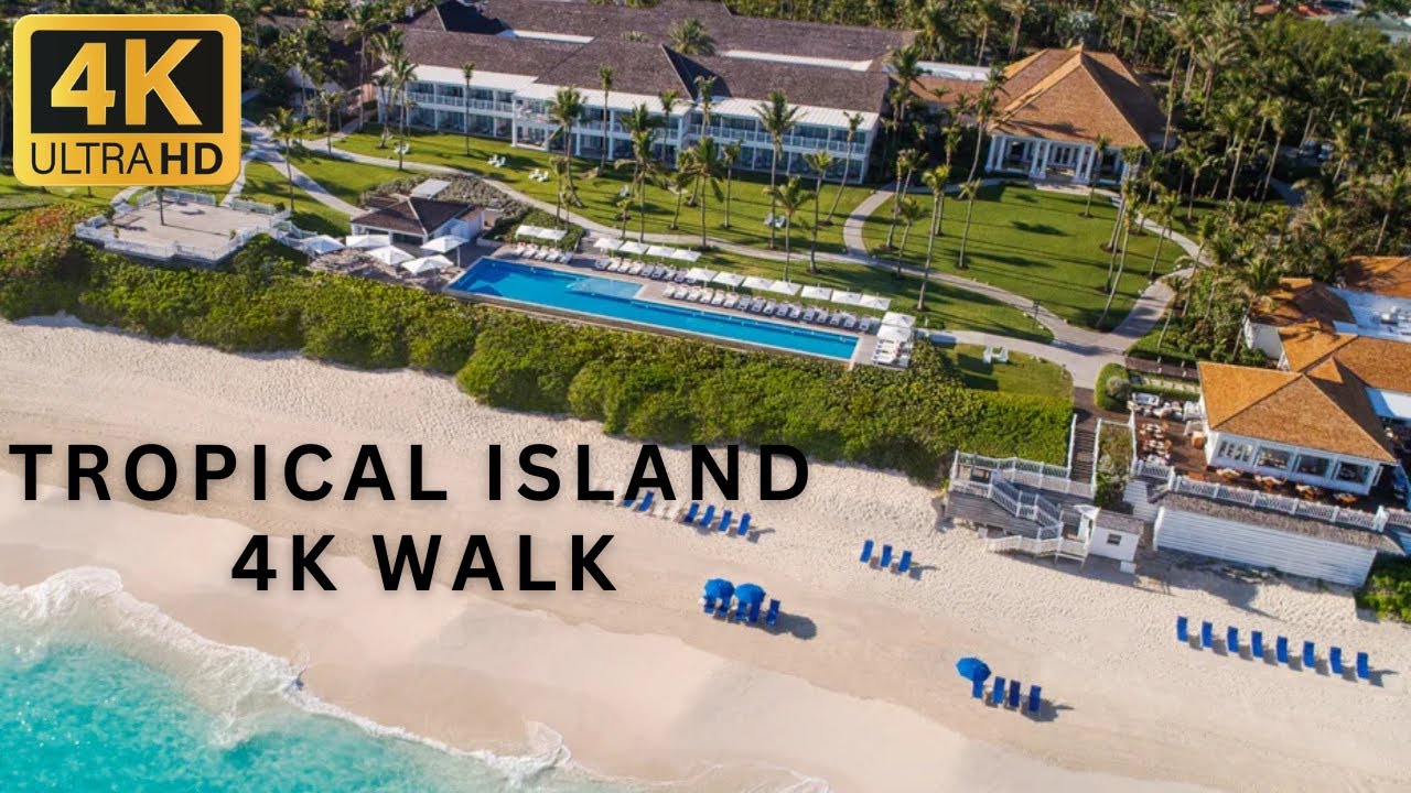 4K Island Walk | Paradise Island | The Bahamas | Tropical Sunshine | Resort Vacation | Nassau