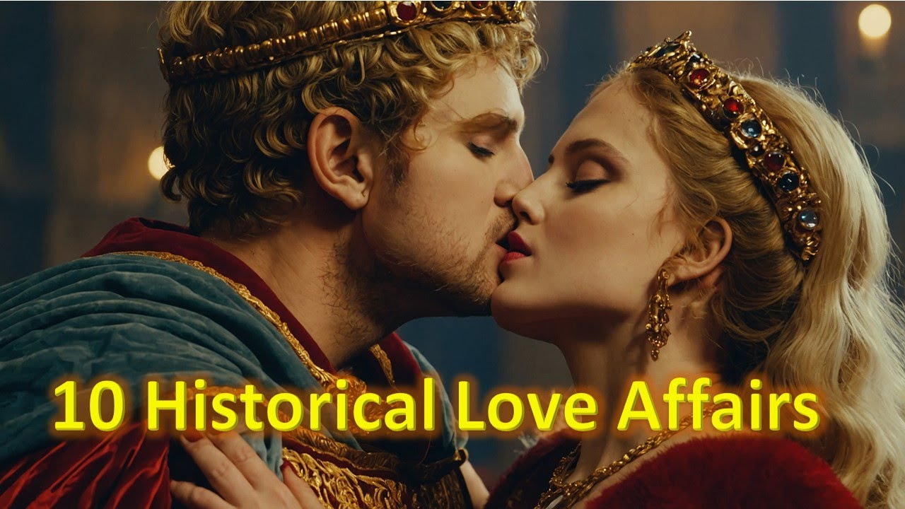 10 Passionate Love Affairs in History #Cleopatra #juliuscaesar #markantony #alexanderthegreat #love