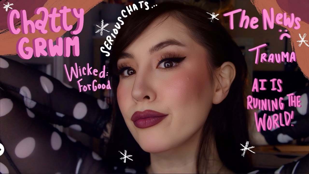 Chatty Grwm, Politics, Trauma, Epstein Files, AI is Ruining The World, Makeup Therapy!Winter Glam