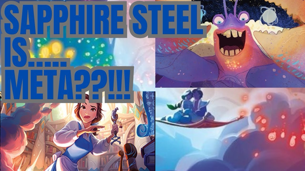 Lorcana Sapphire Steel Deck Profile POST ARCHAZIA’S ISLAND !!
