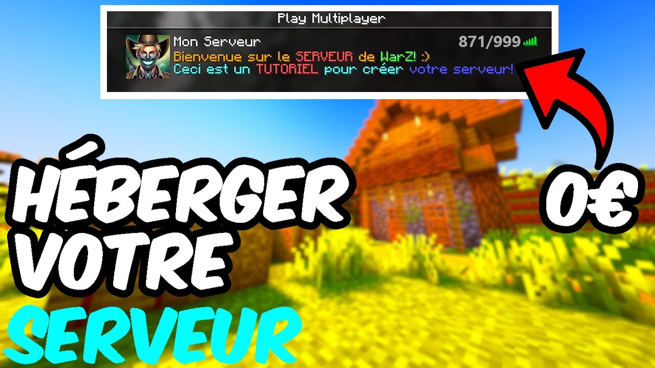HÉBERGER votre SERVEUR Minecraft GRATUITEMENT | (Nouveau TUTO)