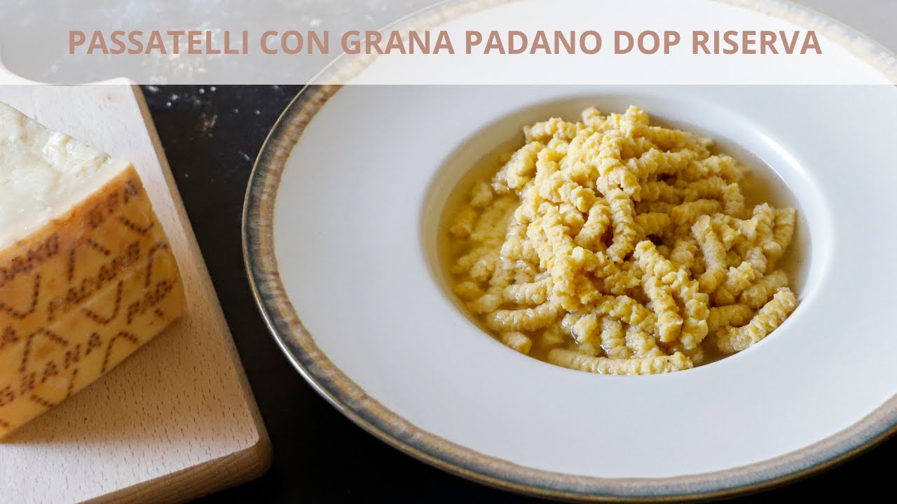 Passatelli con Grana Padano DOP Riserva e brodo di prosciutto I ChefDeg I Saporie