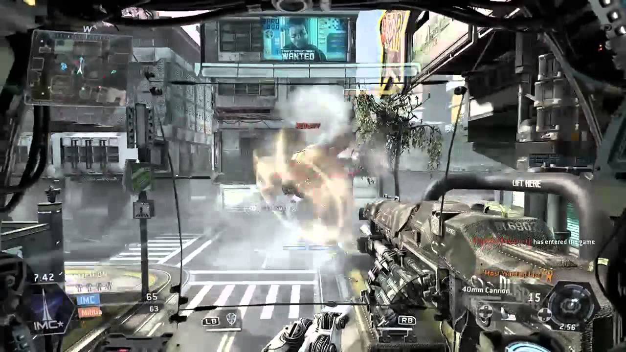 Beating down Ogre Class Titan in Titanfall Beta