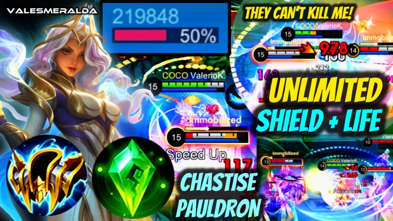 219K DAMAGE + UNLIMITED LIFE! ESMERALDA WITH CHASTISE PAULDRON + MAGIC IS THE NEW META! | MLBB