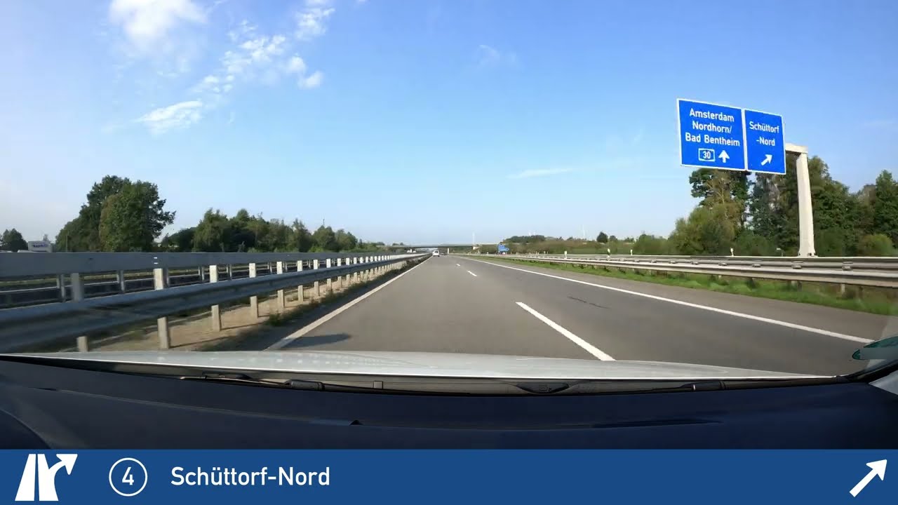Autobahn A30: Osnabrück - Hengelo (NL)