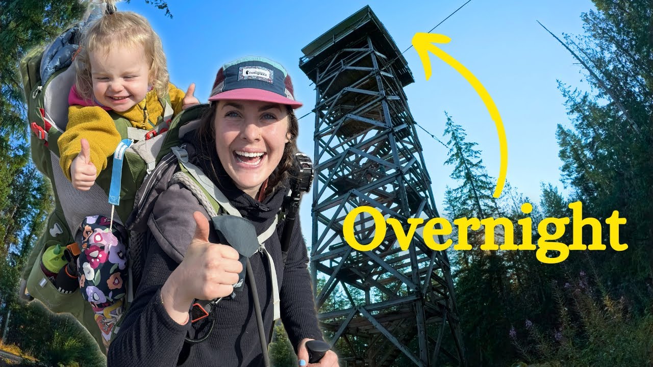We Slept In an Old Fire Lookout Tower!