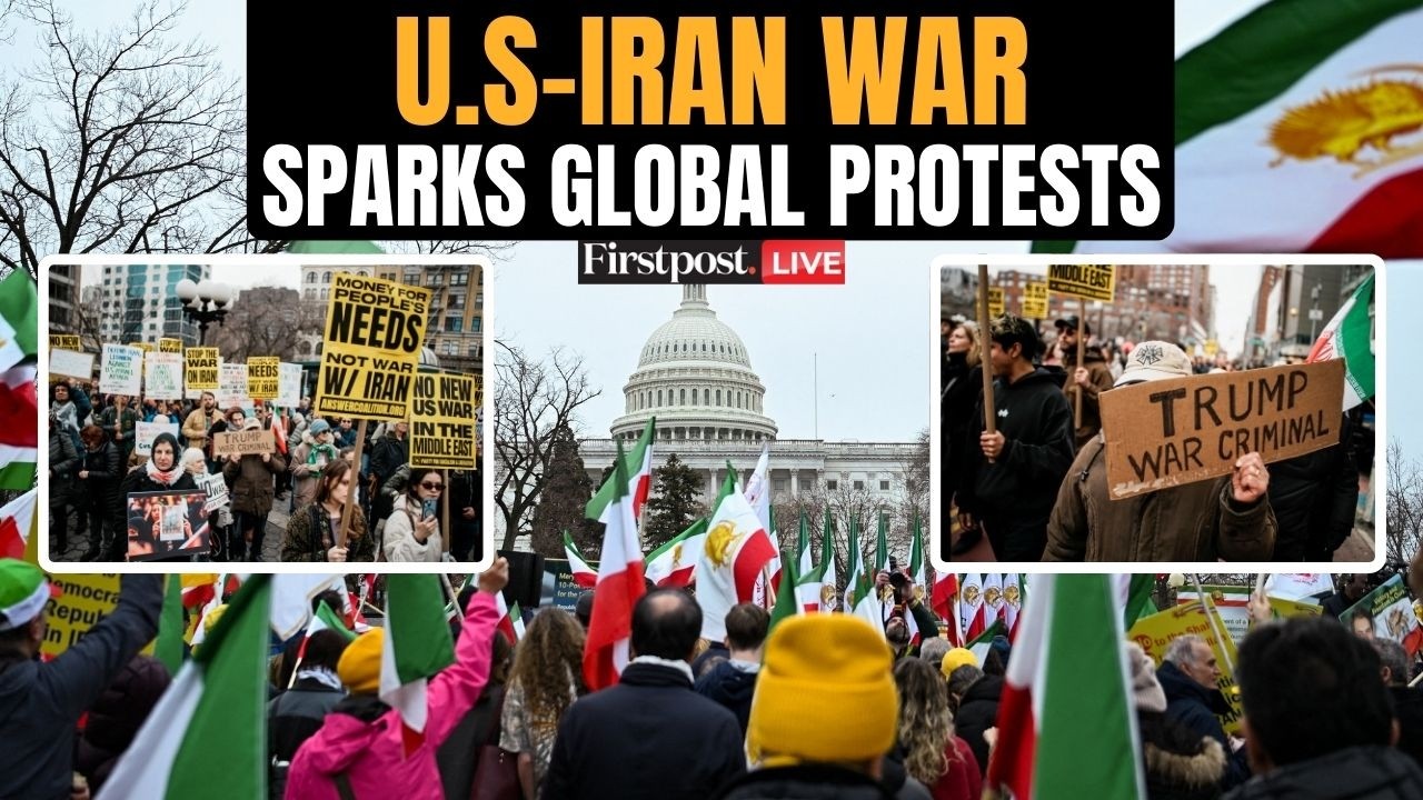 US Iran War LIVE: Massive Protests In Washington, New York & Toronto Over US-Israel War On Iran
