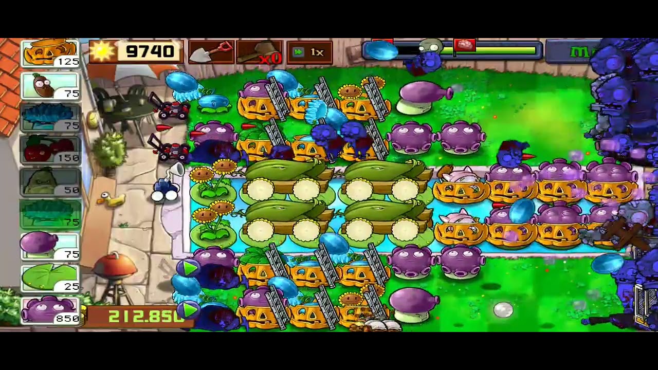 PVZ supervivencia infinita banderas 153-154