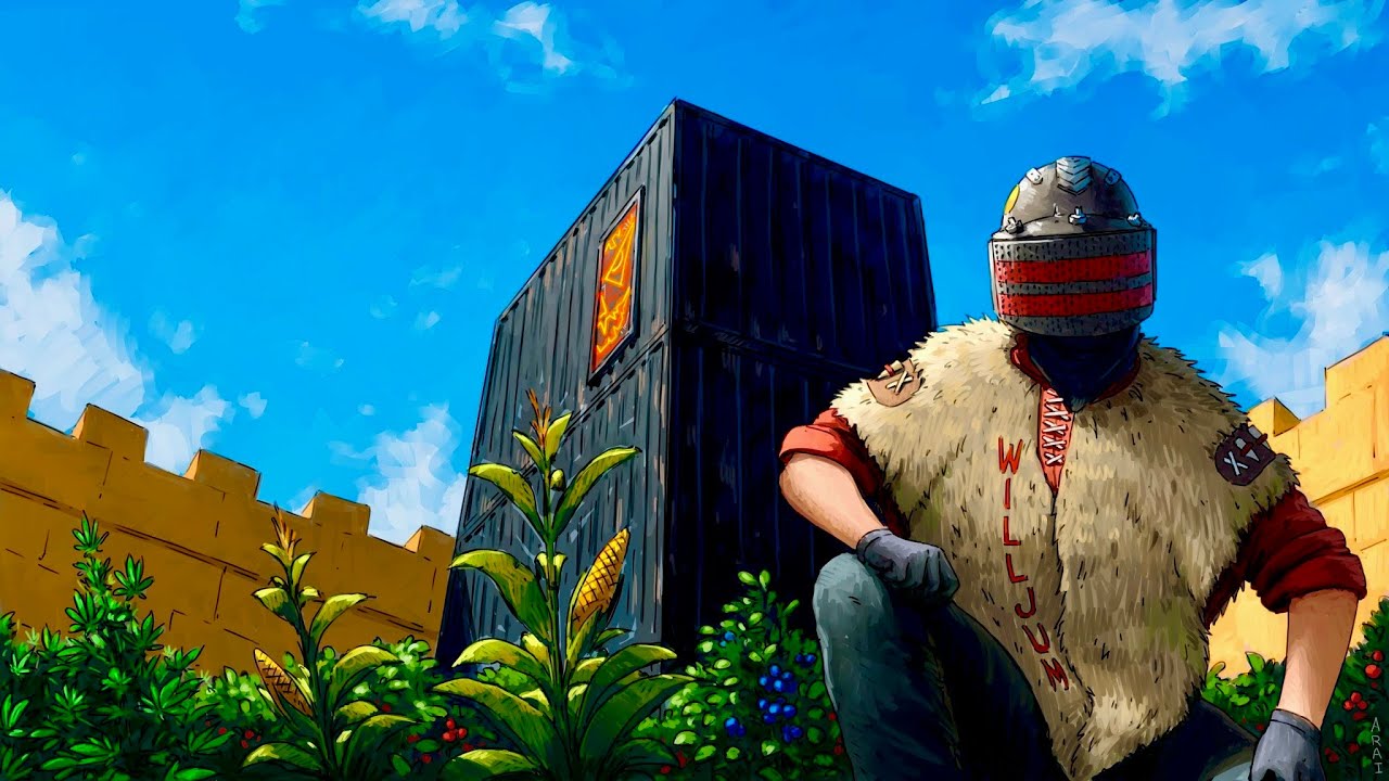 When a Solo Farmer builds a base for PVP Chads in Rust...