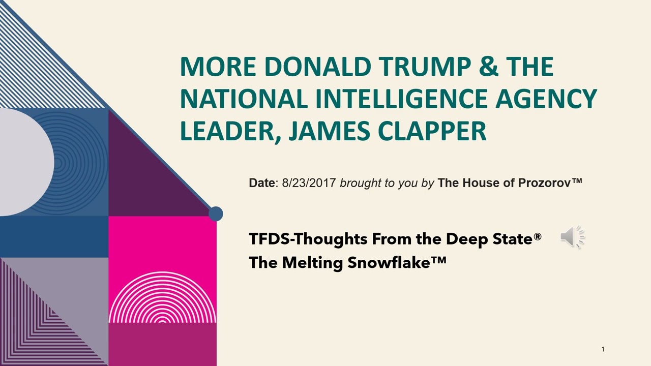 Donald Trump & The National Intelligence Agency Leader, James Clapper