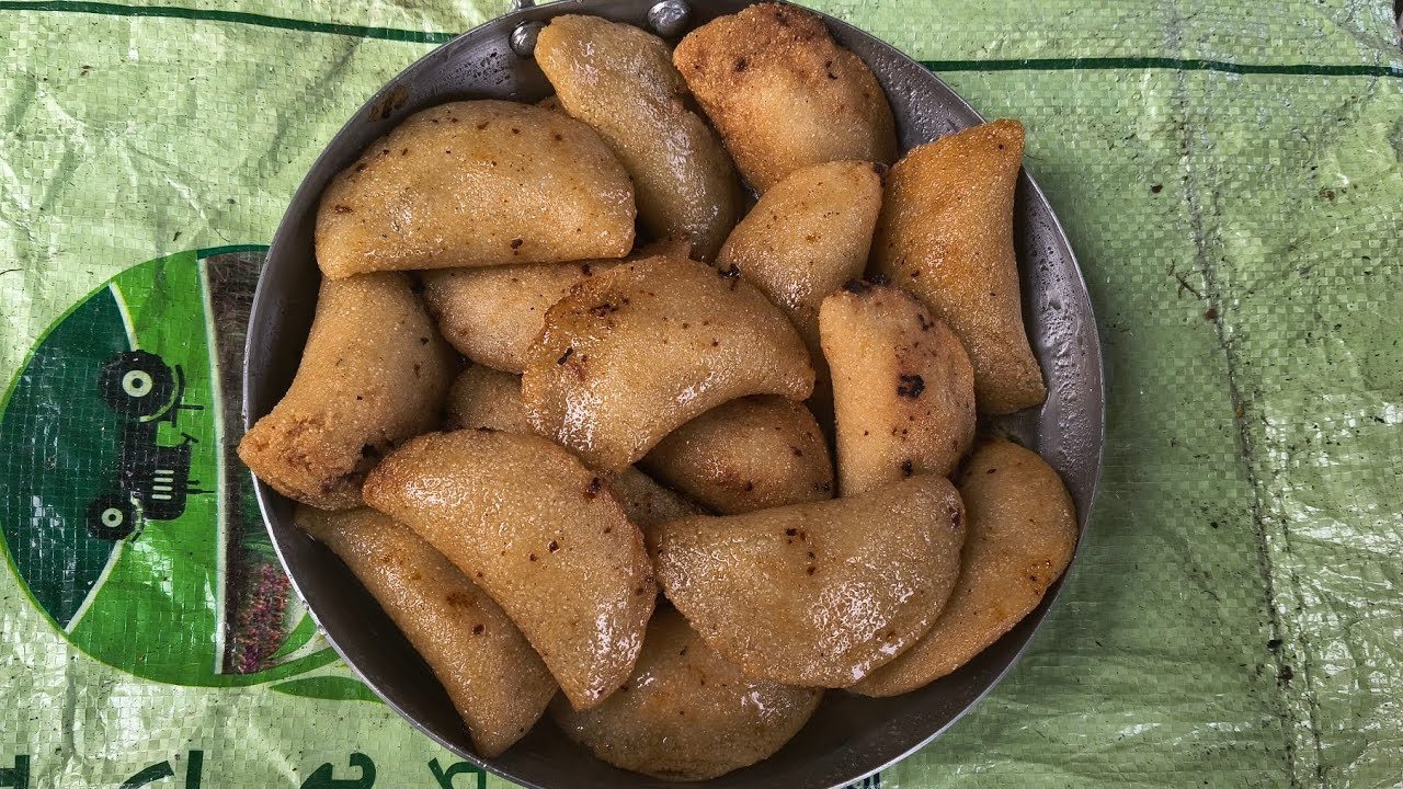 সুজি দিয়ে অসাধারণ সাধের রস পুলি পিঠে ।।