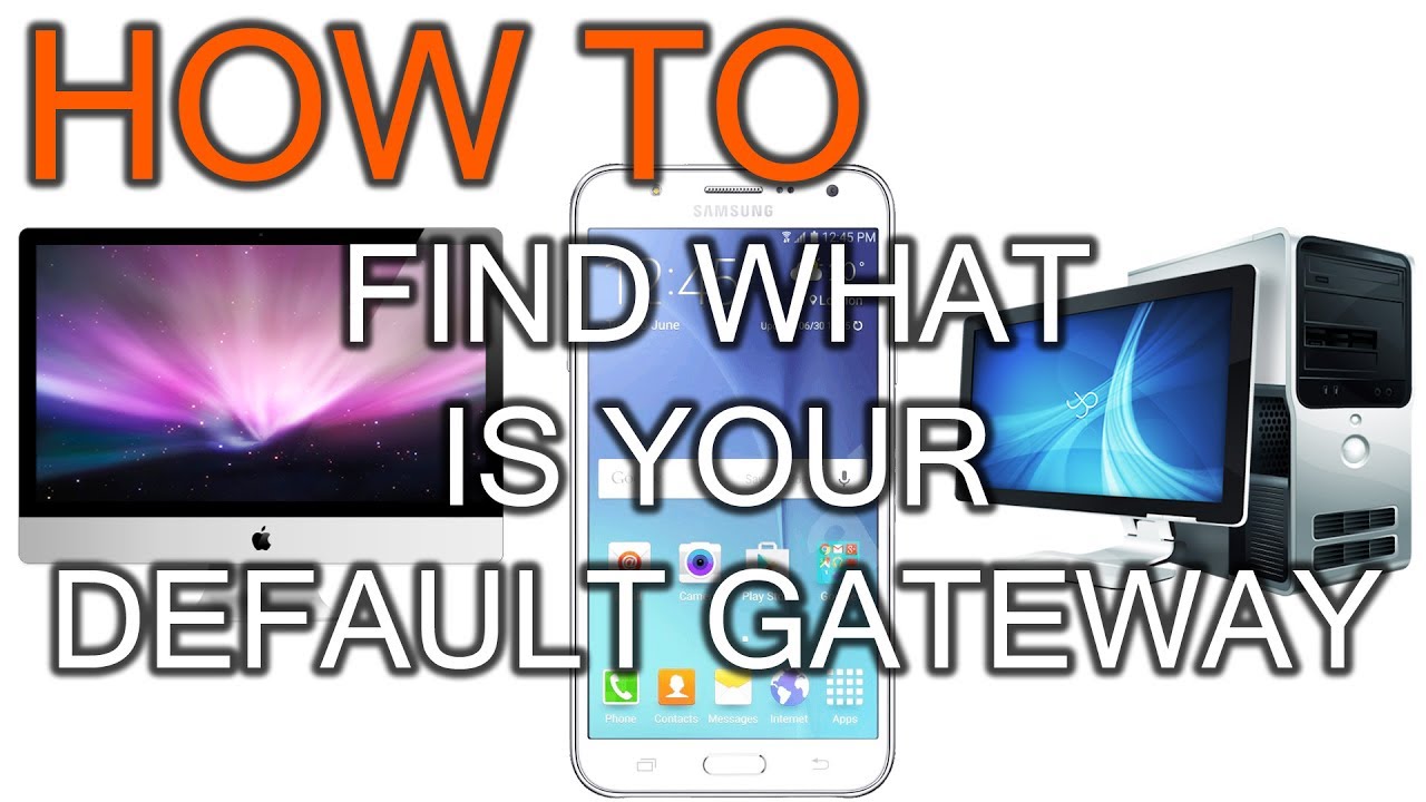How to Find Your Default Gateway or router IP Address on PC / MAC / ANDROID