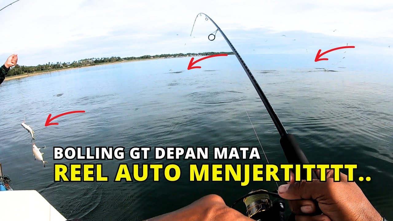 LAUT PAPUA TERLALU JOSSSS ‼️BOLLING BABY GT SAMPAI DEKAT PERAHU |ULTRALIGHT CASTING|