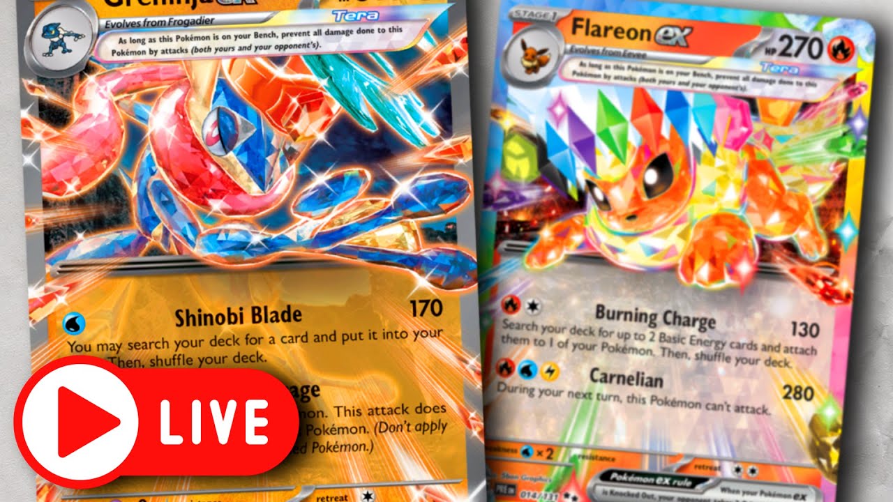 Greninja ex and Flareon Box!