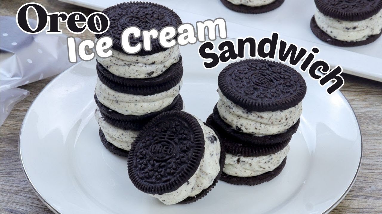 Oreo Ice Cream Sandwich | Easy and Fun to Make