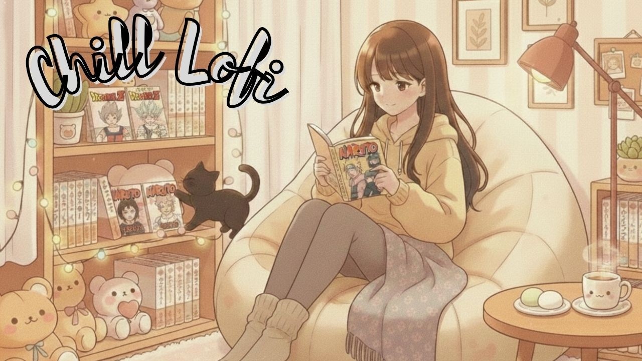 It's okay to take a break ☕ Cozy Manga Reading with Yuri 📖 Chill Lofi Hip Hop / Guitar Mix [1H]