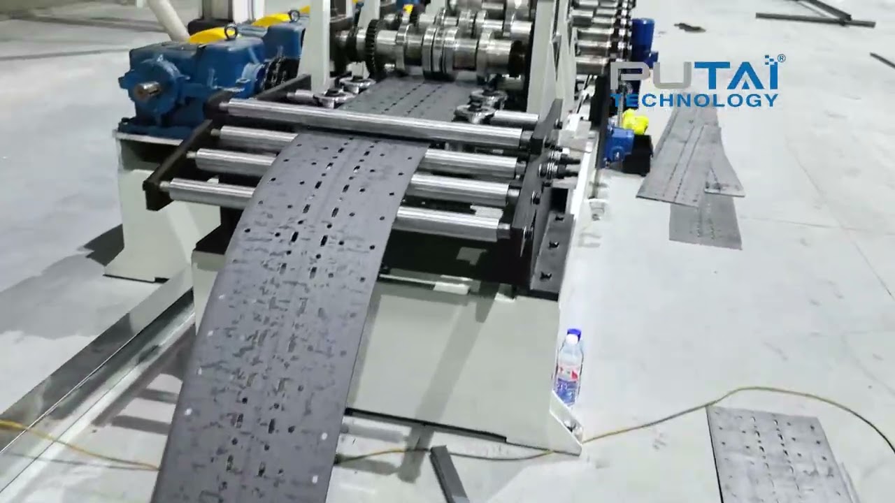 Putai High Quality Metal Shelves Panel Making Machine Upright Rack Roll Forming Machine