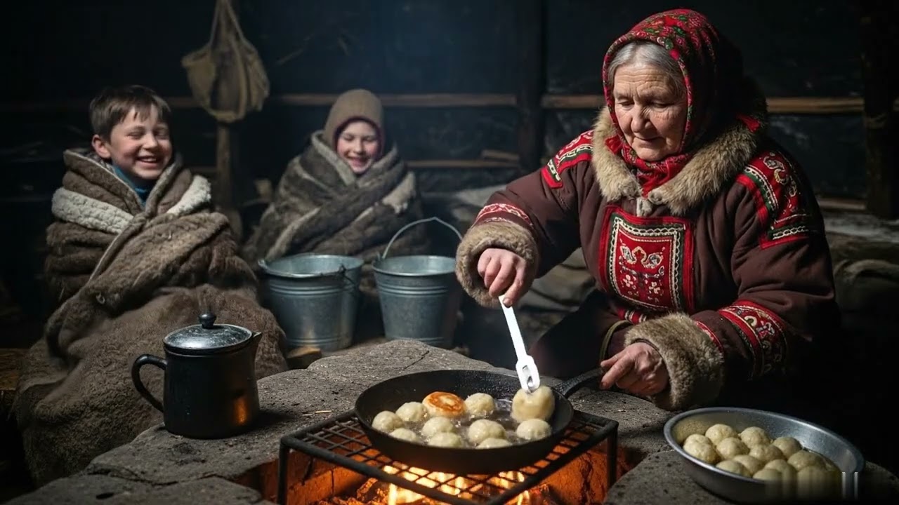 –78°C Cliff Cave Survival: 80-Year-Old Yakut Widow & Grandson Face Wolves with Goats