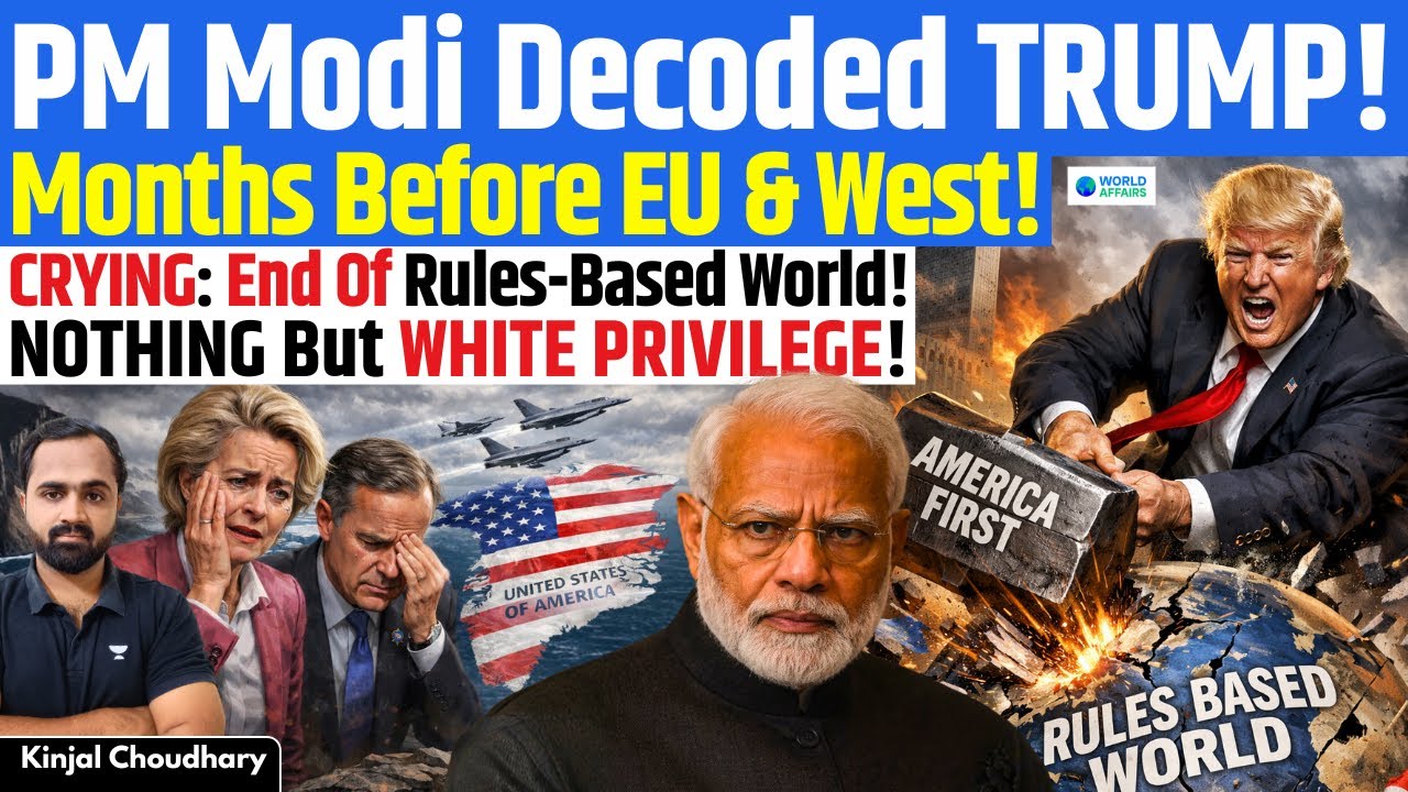PM Modi Decoded Trump Early as West Cries! Carney & Ursula’s Rules-Based Order Hypocrisy | Kinjal