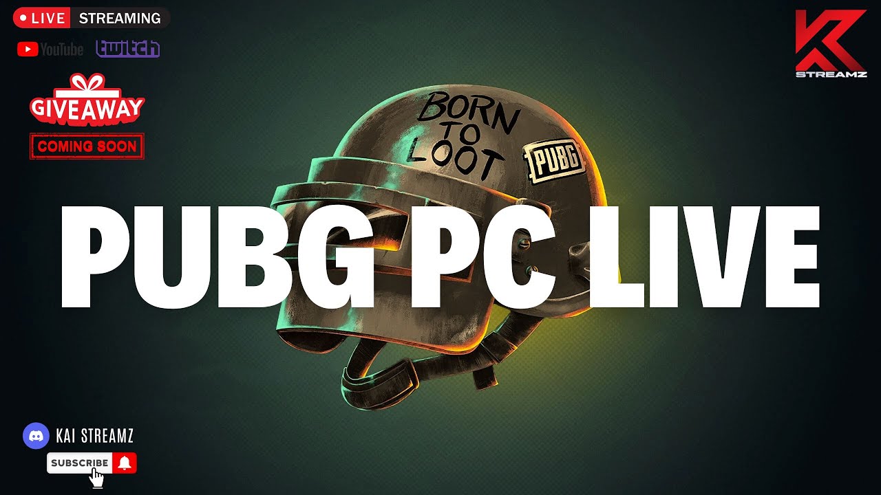PUBG PC Live | RTX 5090 | Kai Streamz | #pubg #pubgindia