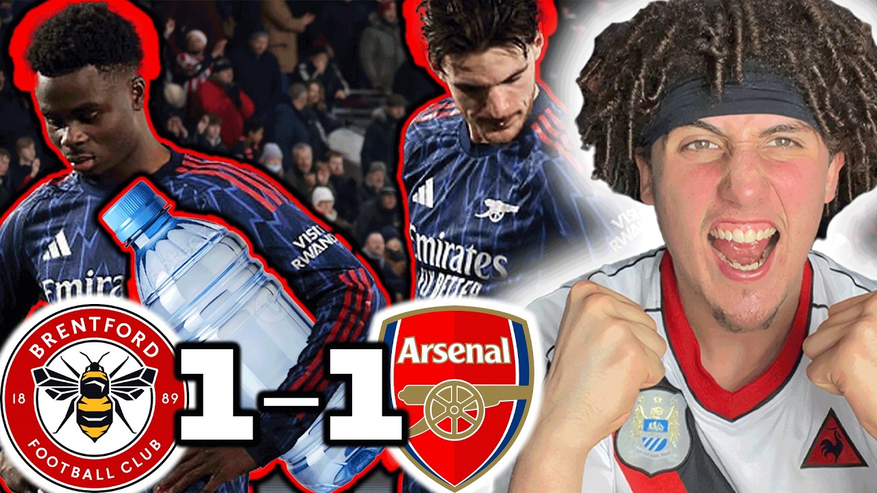 Arsenal Are BOTTLING it AGAIN | Man City Fan Reaction to Arsenal's Draw vs Brentford