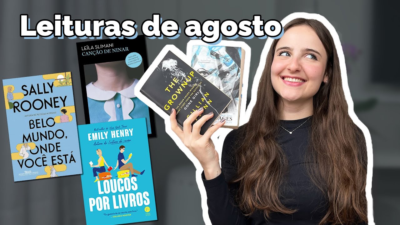 Leituras do mês de agosto - Emily Henry, Sally Rooney, Brandon Sanderson e +