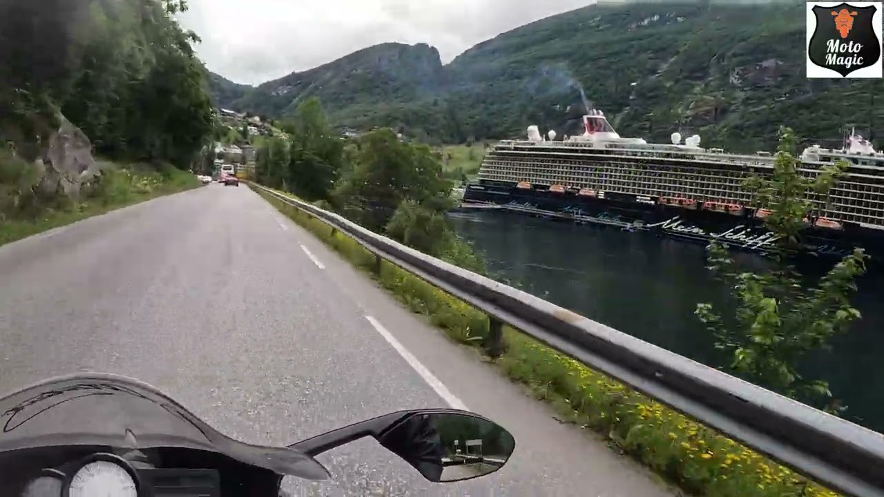 Motosikletle Norveç de Geirangerfjord'un Büyüsüne Kapılın. 6000 km lik macera...