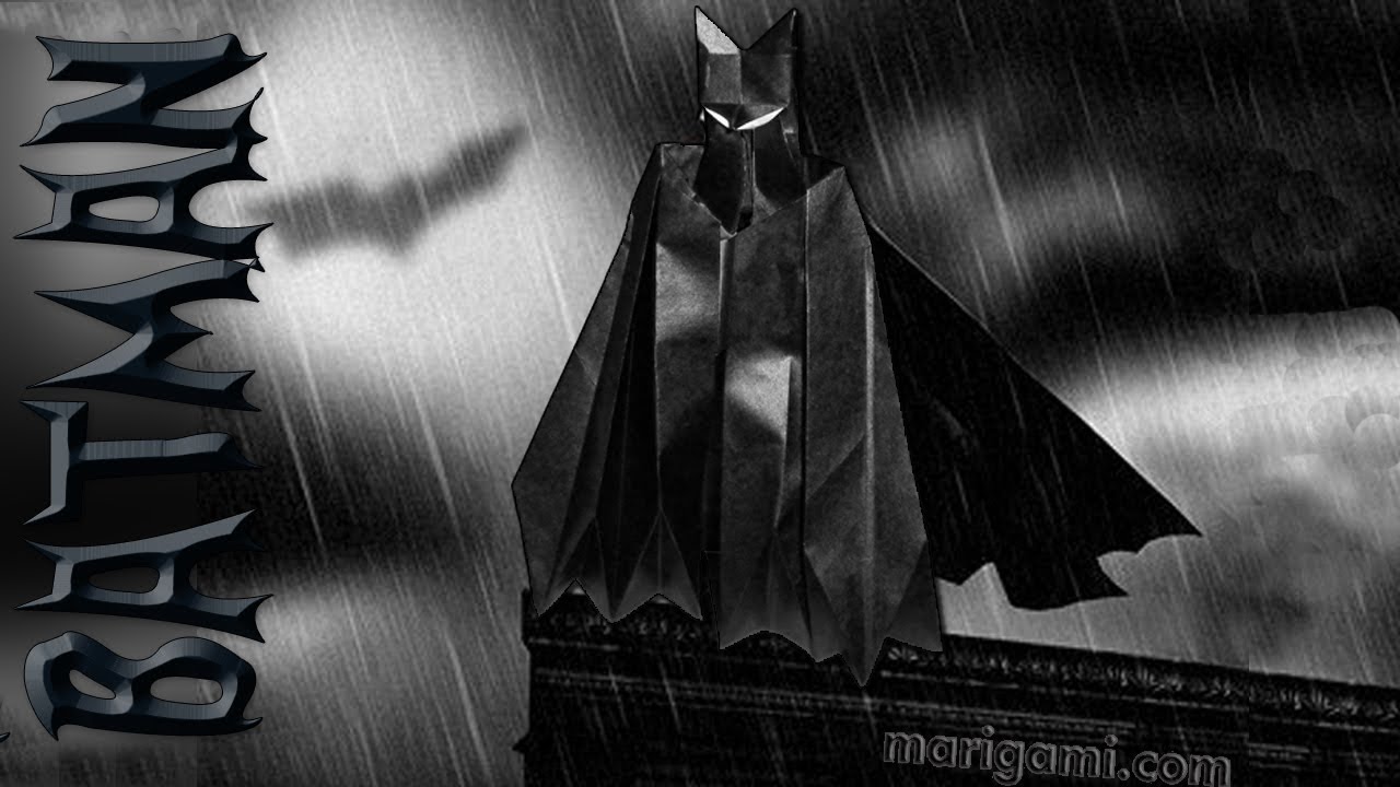 Origami Batman by Ángel Morollón Guallar