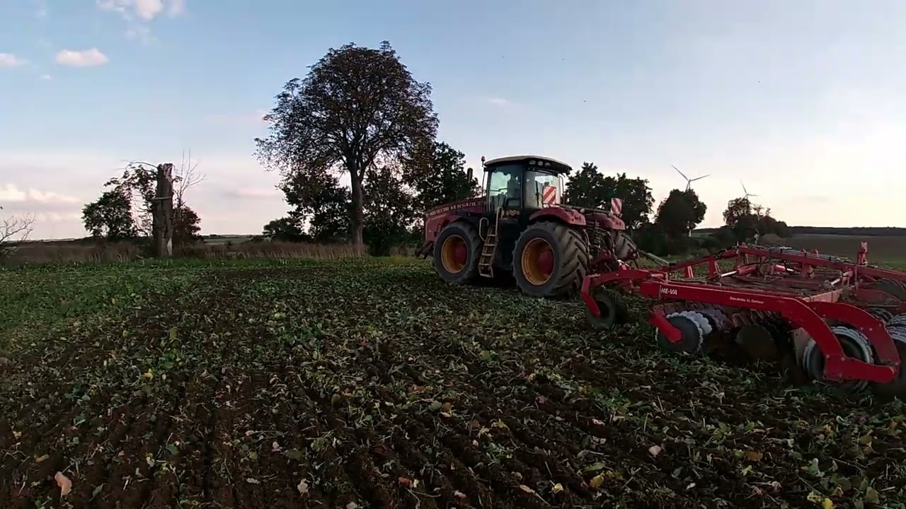 versatile 400 + brona talerzowa he-va 7,5m. Potw&oacute;r  z Canady na polskiej ziemi