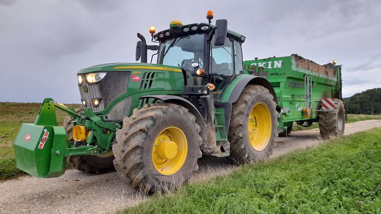 John Deere 6195R au Fumier avec Joskin