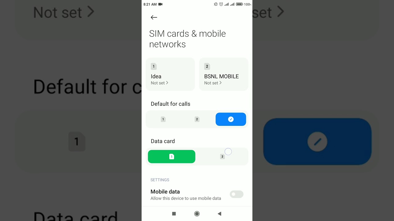 Xiaomi Redmi 7 A MIUI 12.5 Version MMS Setting | Always receives mms even mobile Data is turned off