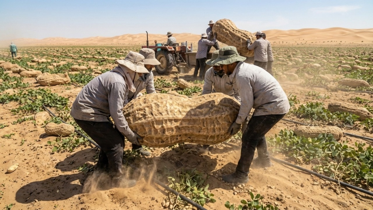 Shocking! They Successfully Grew Peanuts in the Desert – The Results Left Scientists Speechless