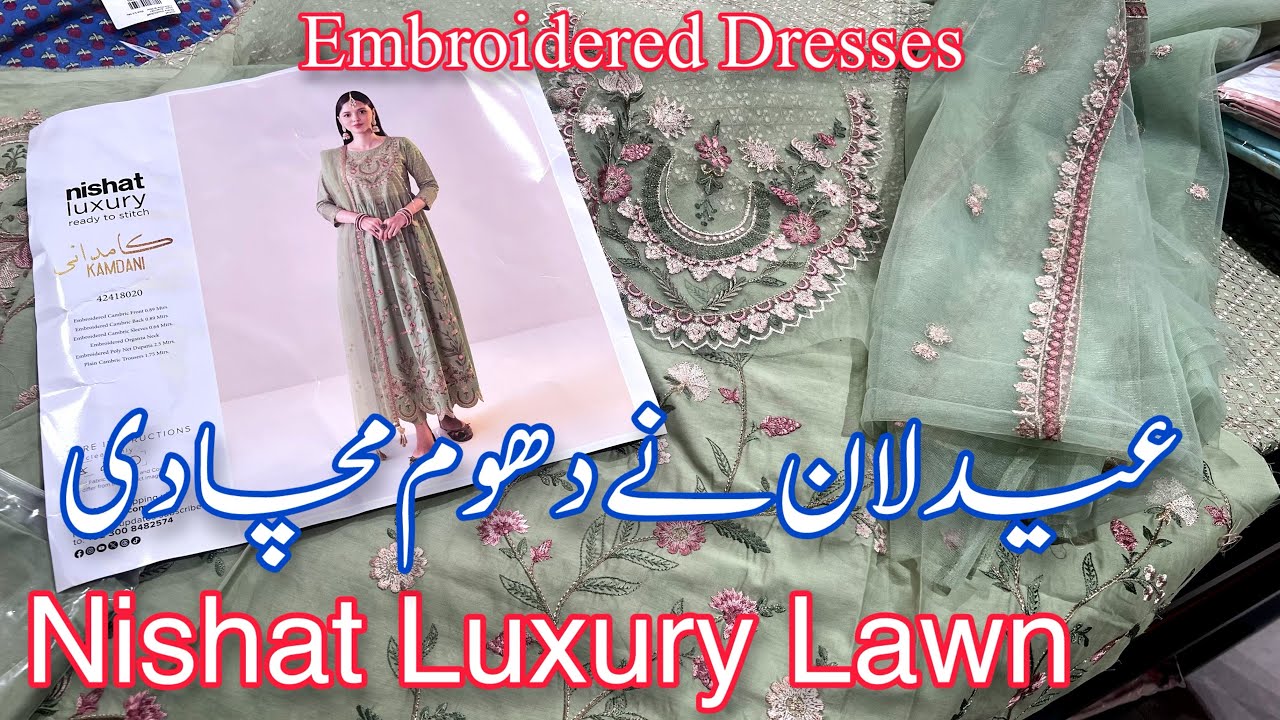 nishat lawn Eid edit 2 | nishat luxury lawn