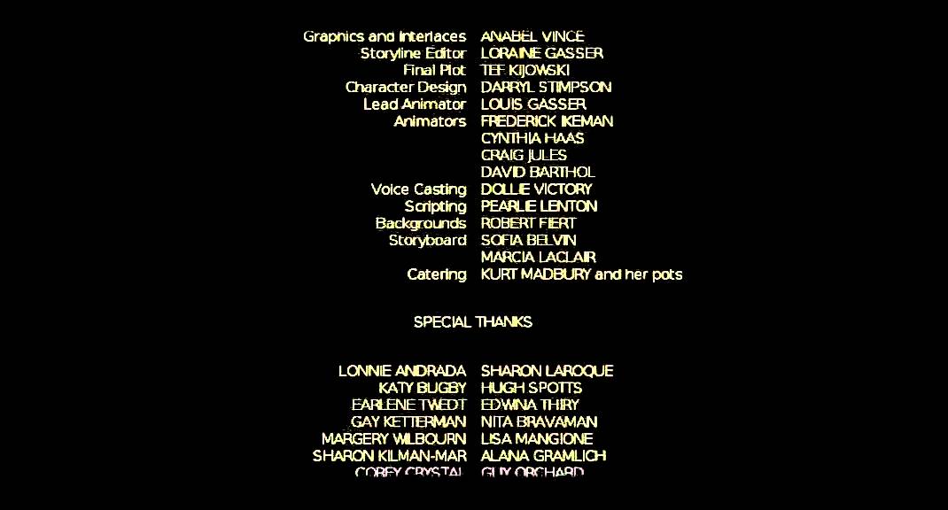 Let The Final Credits Roll!