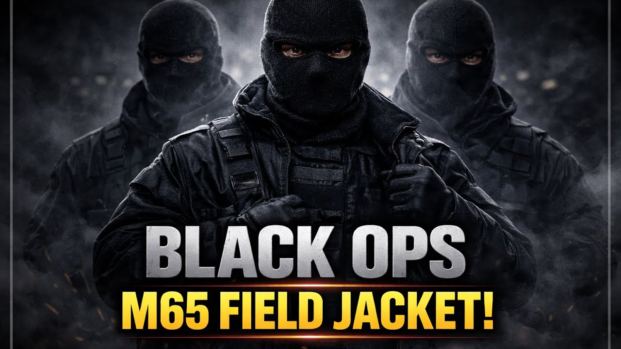 Black Ops - M-65 - in Black + Hike Along Red Sands adventure