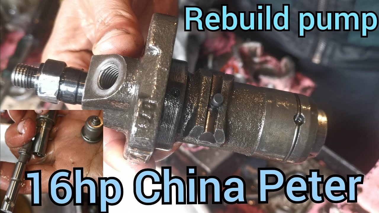 16 Peter diesel engine pump plunger install 💥 16 hp power engine p