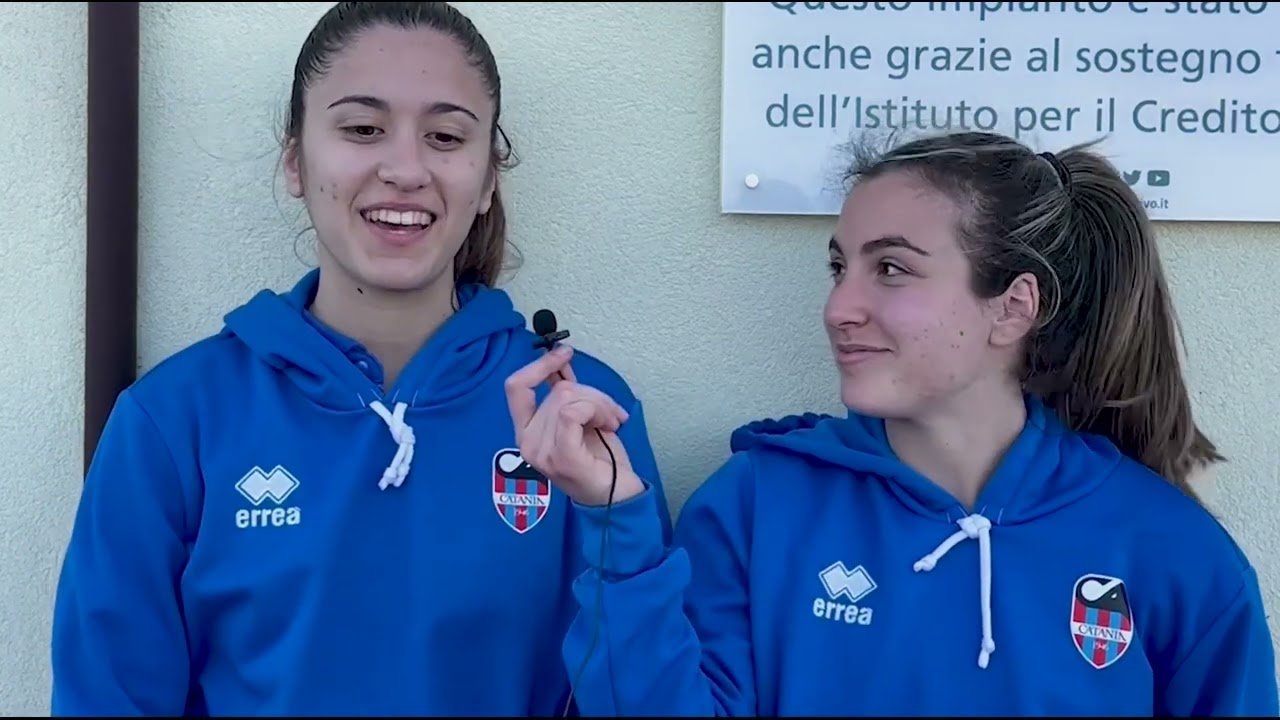 Catania women:  Costanza Pennisi e Beatrice Vitale intervistati 🎙 da calciocatania.con