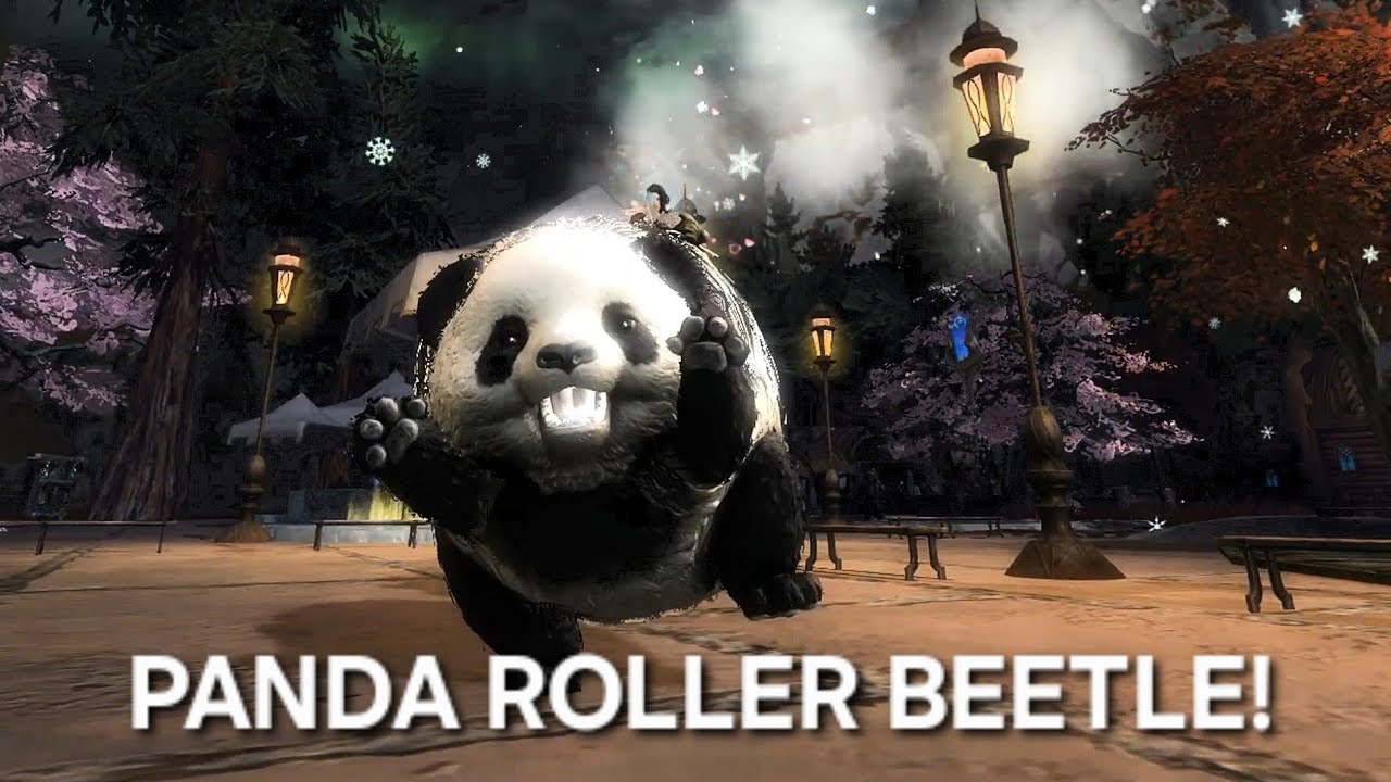 The Panda Roller Beetle – A Playful Ride Through the Homestead 🐼 (GW2) 🤍