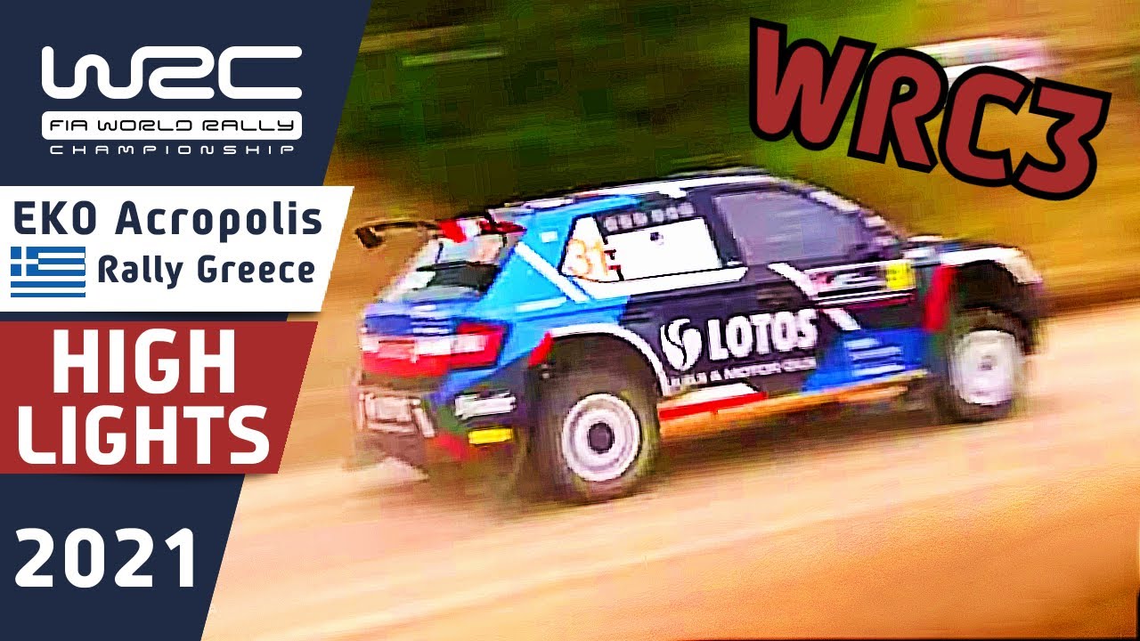 WRC3 Highlights Day 2 : WRC EKO Acropolis Rally Greece 2021. End of Day 2 Results