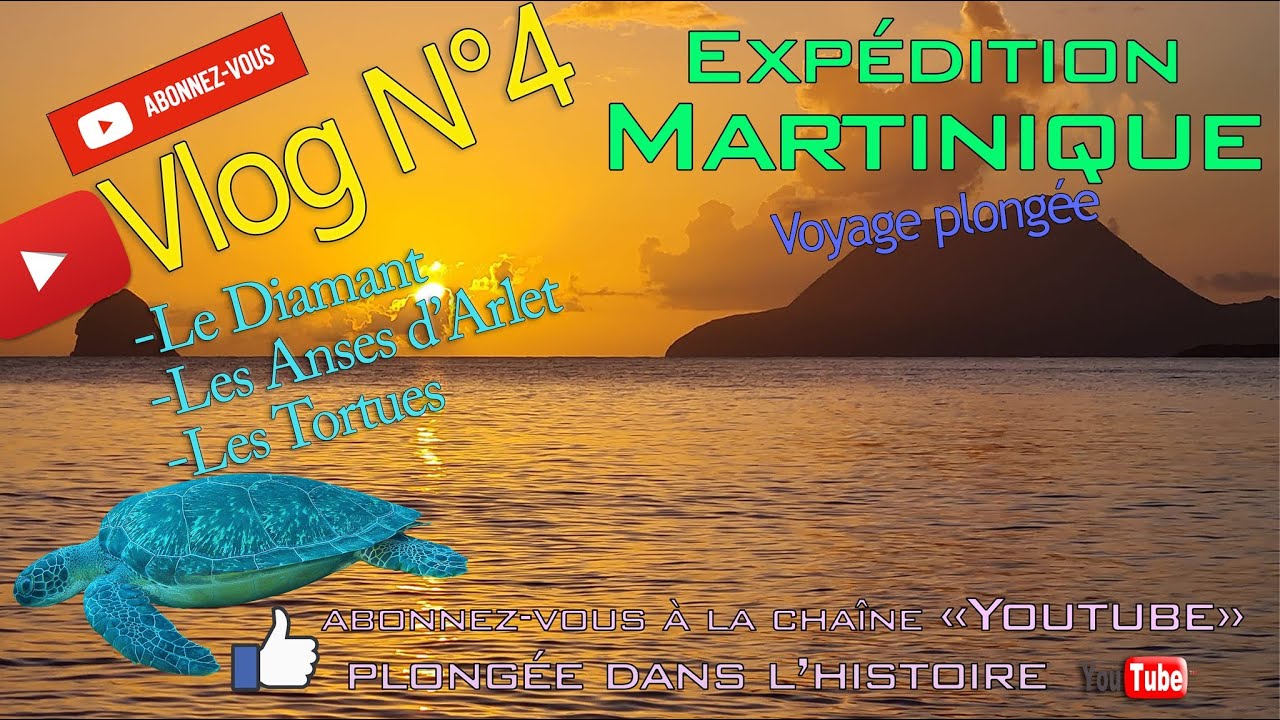 [Vlog n°4] (Le Diamant, Les Anses d'Arlet, Les Tortues)