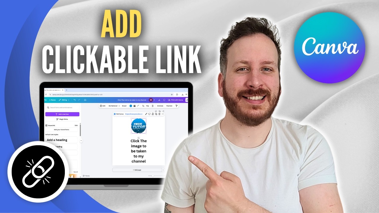 How To Add Clickable Link To Image In Canva