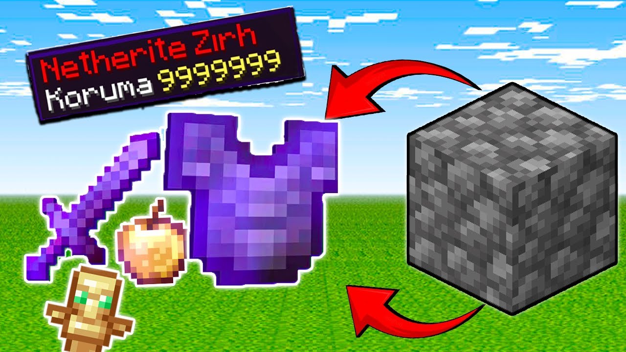 Minecraft ama KIRIK TAŞ OP İTEM VERİYOR !?