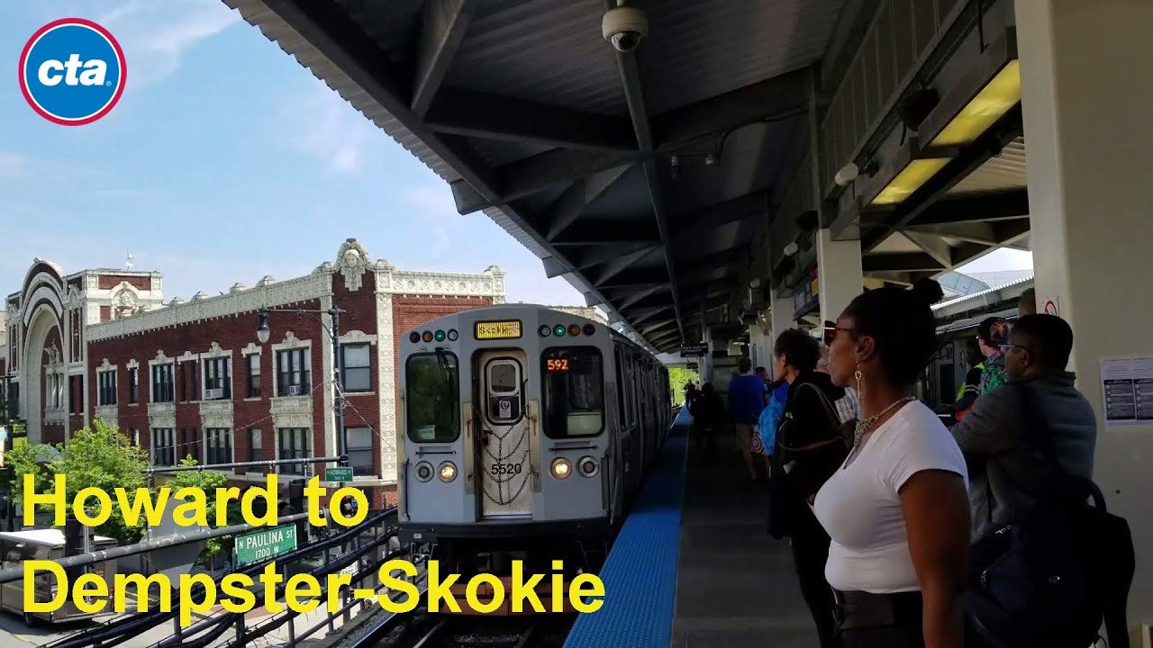 CTA: Yellow Line (Skokie Swift) from Howard to Dempster-Skokie