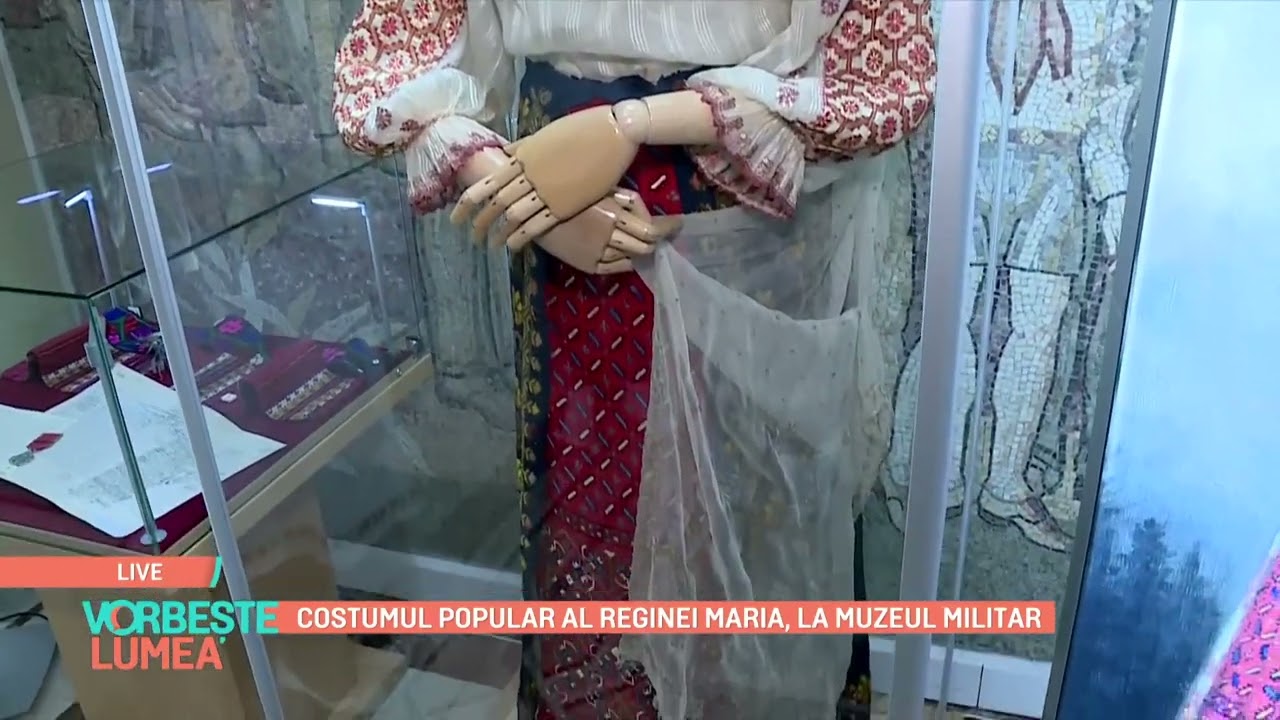 Costumul popular al Reginei Maria, la muzeul militar