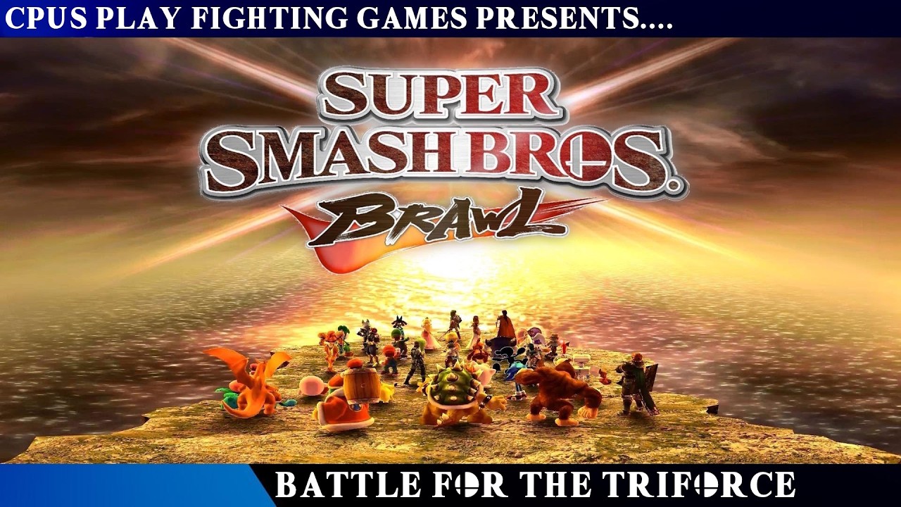 Super Smash Bros. Brawl - Battle For The Triforce - Link v Zelda v Ganondorf v Toon Link
